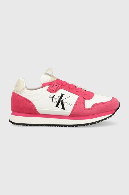 

Кроссовки RUNNER SOCK LACEUP NY-LTH WN Calvin Klein Jeans, розовый