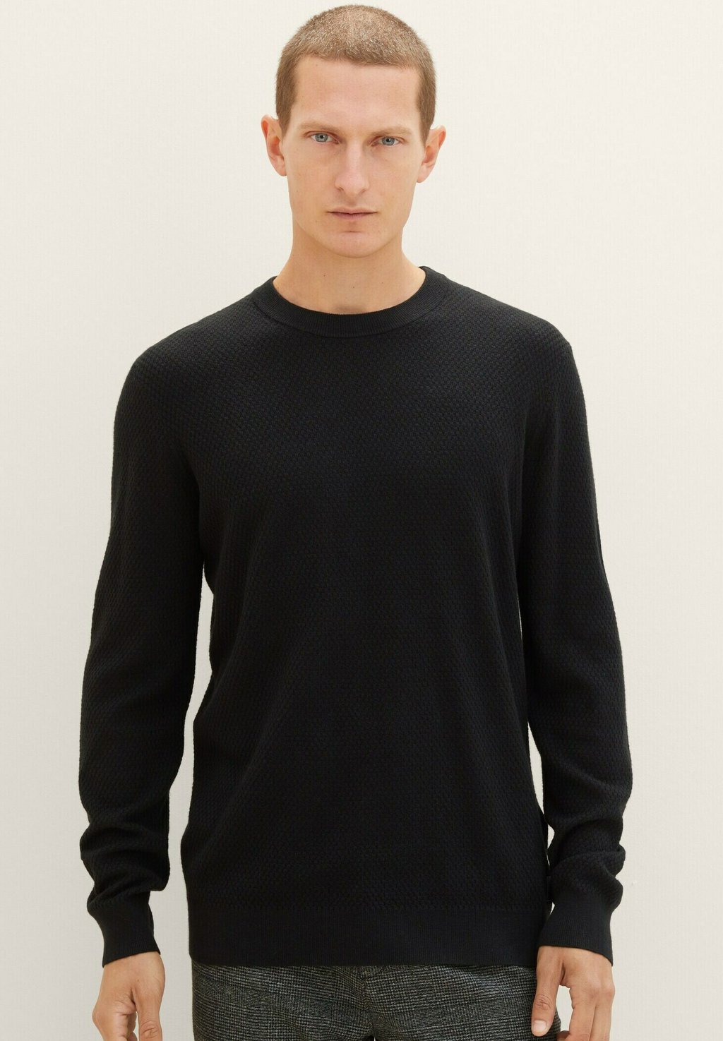 Вязаный свитер TOM TAILOR, цвет black цена и фото