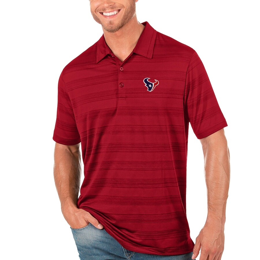 

Поло с коротким рукавом Antigua Houston Texans, красный