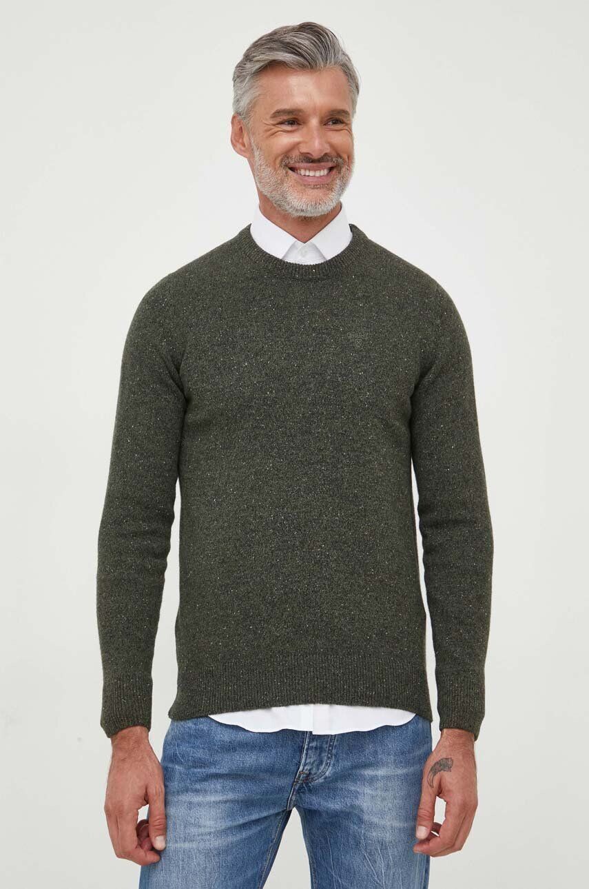 

Шерстяной свитер Barbour, зеленый
