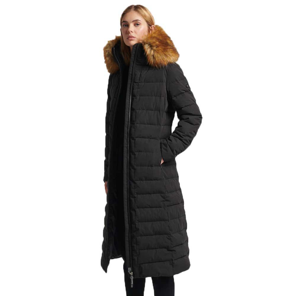 

Куртка Superdry New Arctic Long Puffer, черный