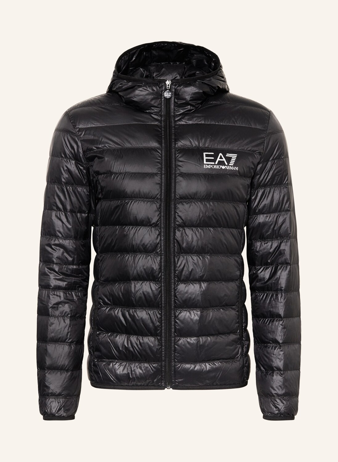 

Легкий пуховик EA7 EMPORIO ARMANI, черный