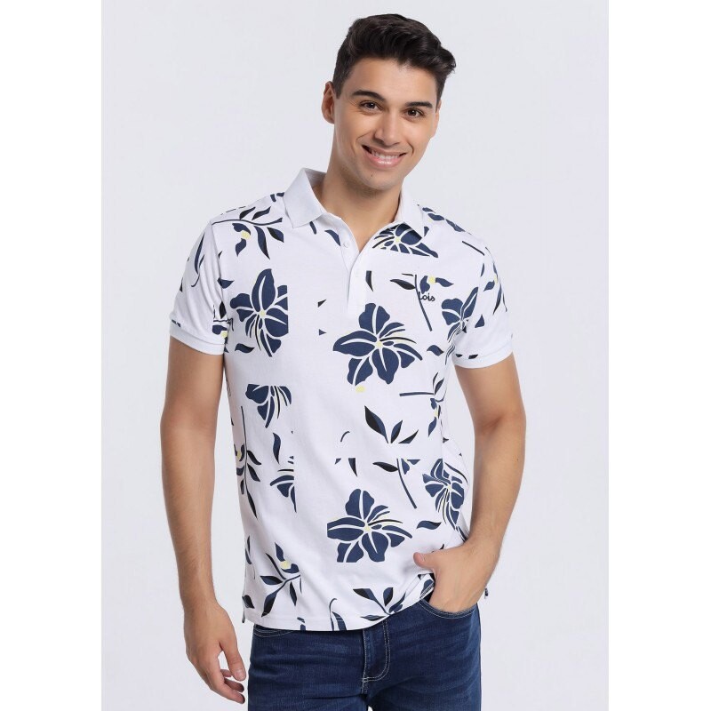 

Поло с коротким рукавом Lois Jeans 133420-13220-3212, белый