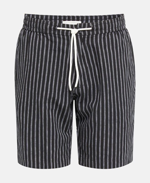 

Льняные шорты Tom Tailor, черный