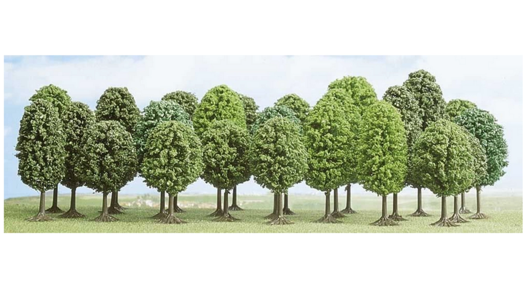 цена Busch Modellspielwaren N 25 лиственных деревьев