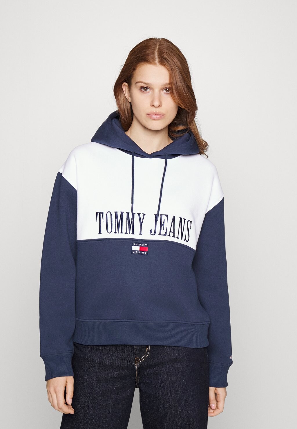 

Толстовка с капюшоном Tommy Jeans, темно-синий