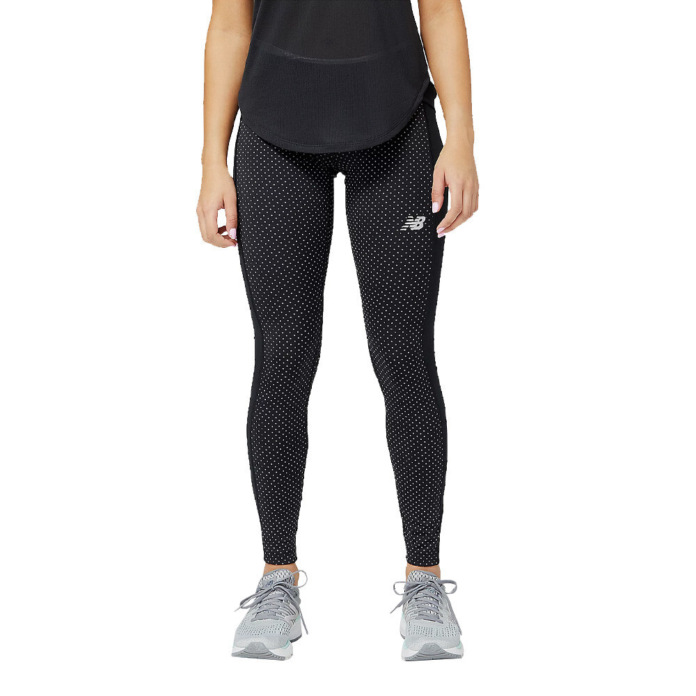 

Тайтсы New Balance Reflective Print Accelerate, черный