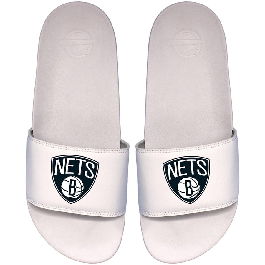 

Шлепанцы ISlide Brooklyn Nets, белый