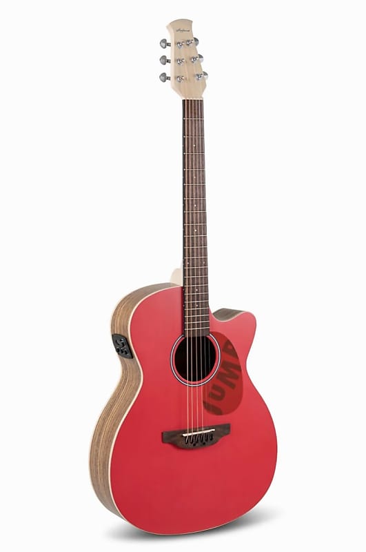 Акустическая гитара Ovation Applause Jump 6-String Acoustic/Electric Guitar - Lipstick акустическая гитара 6 струнная davinci df 50c rd красная
