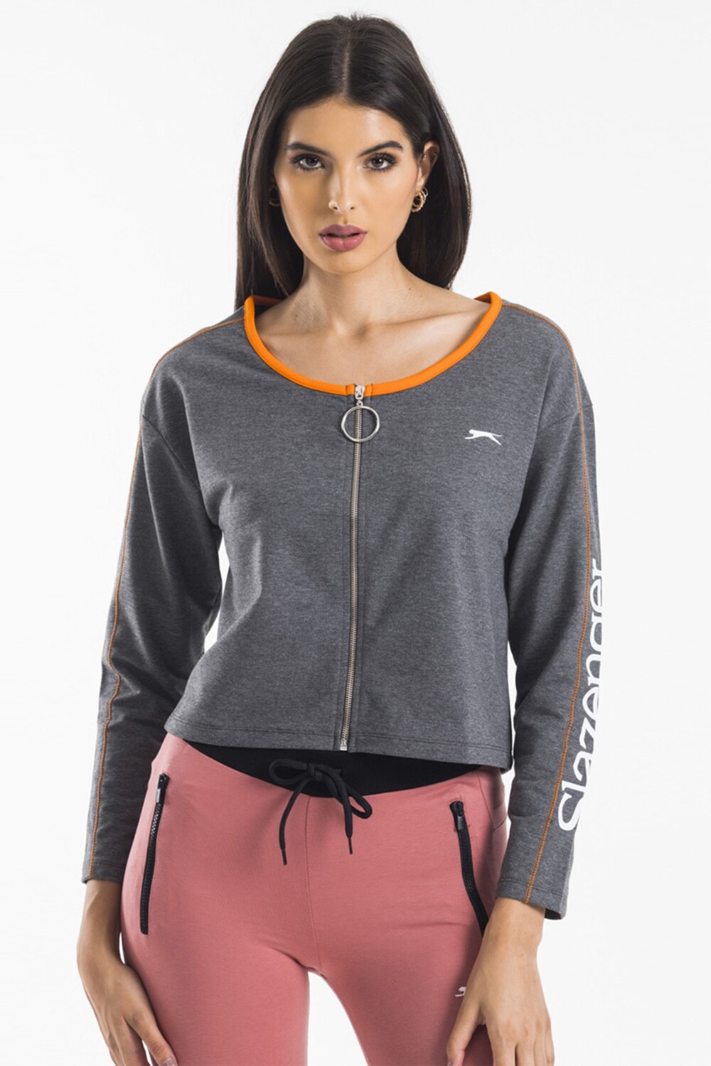 

Женская толстовка Pepper K.gray Slazenger, серый