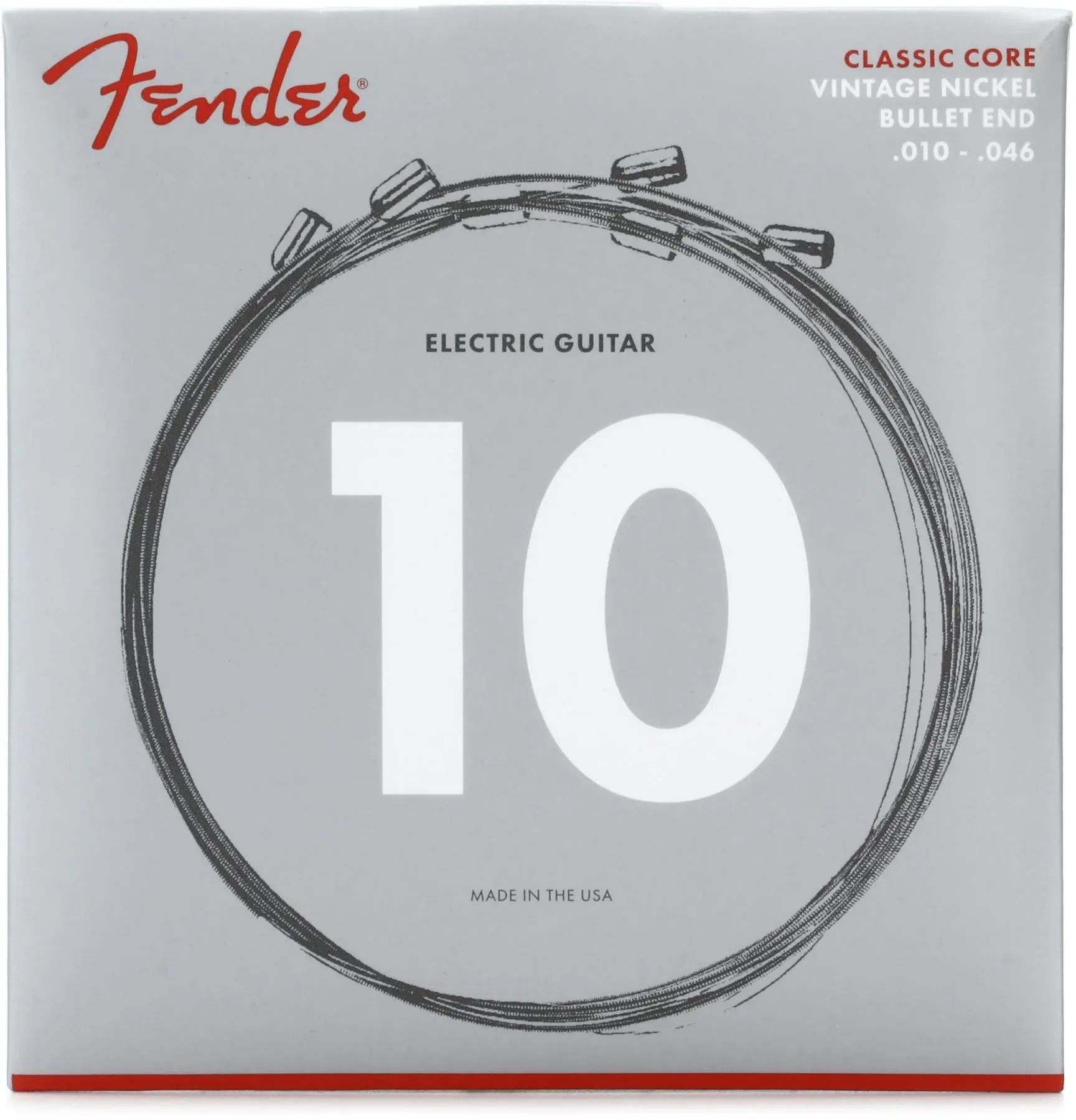 Round core. Струны Fender 10-52. Струны Fender Bullets 10-52. Fender Strings New super Bullet 3250r NPS Bullet end 10-46.