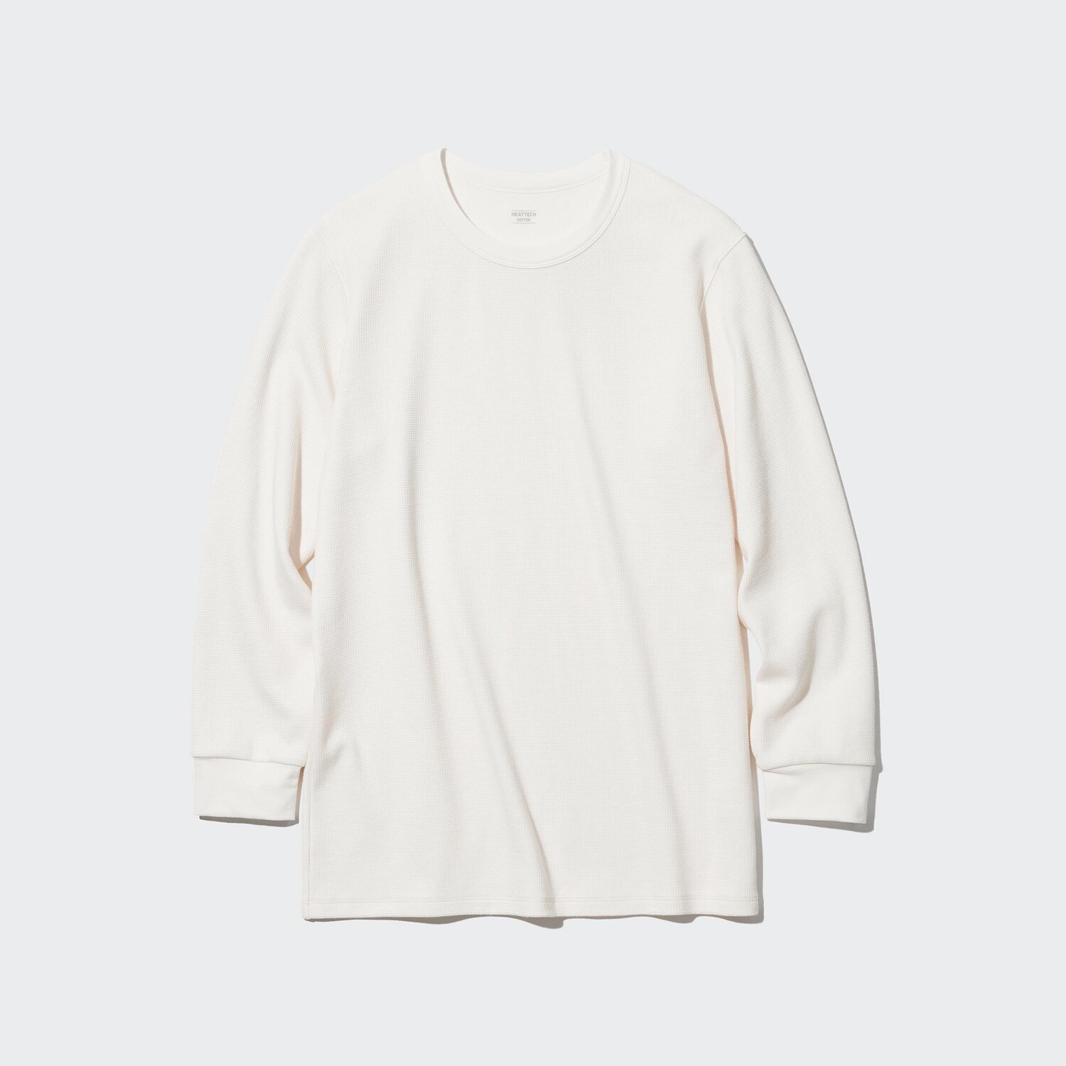 

Футболка хлопковая Uniqlo Heattech с вырезом, белый