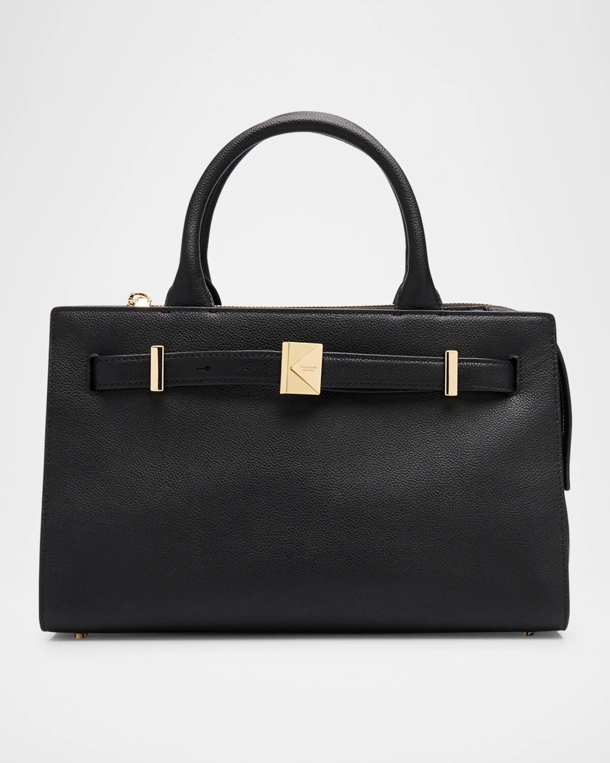 

Сумка Tribeca из шагреневой кожи с верхней ручкой Kate Spade New York, черный
