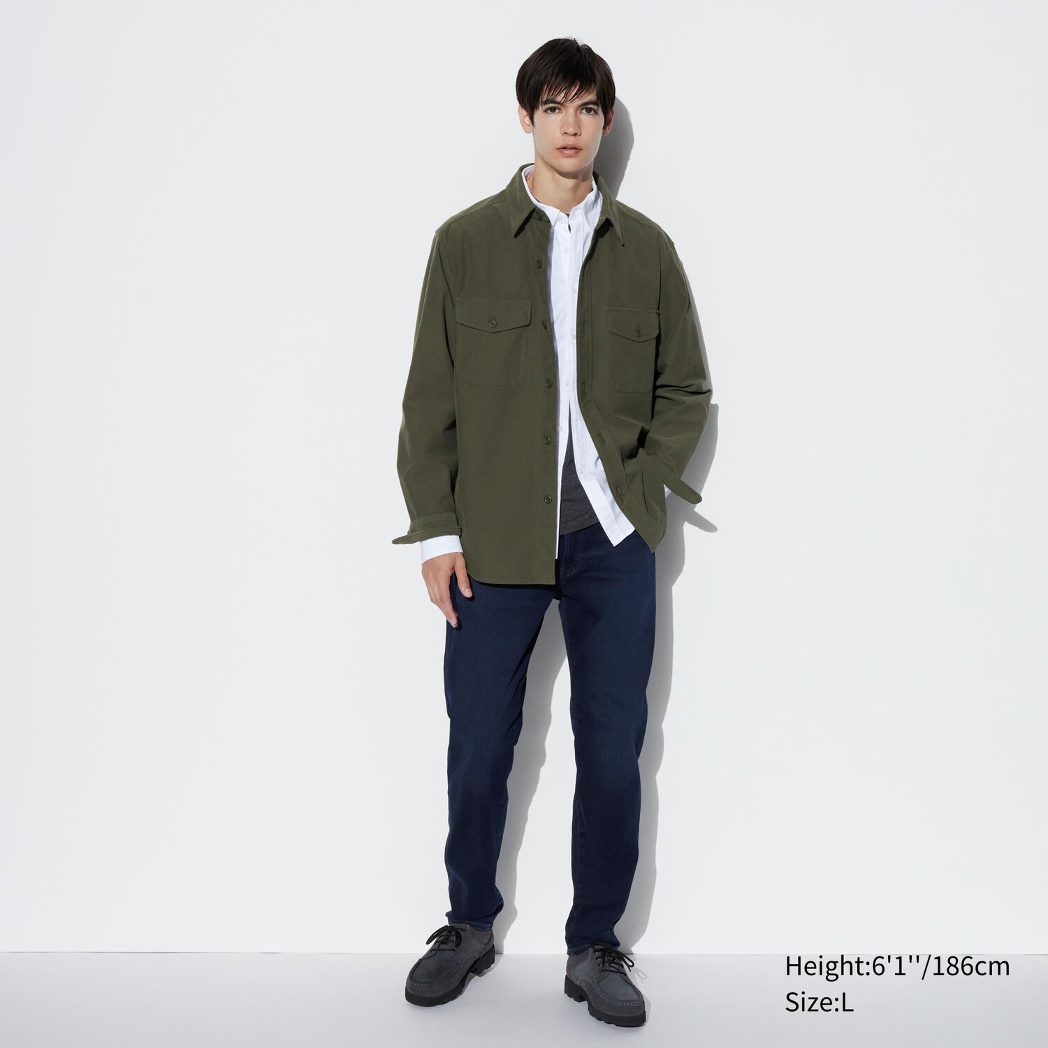 

Джинсы Uniqlo мужские ультра-стрейч, синий