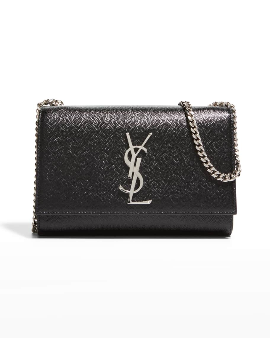 

Маленькая сумка через плечо Kate Grain De Poudre на цепочке Saint Laurent