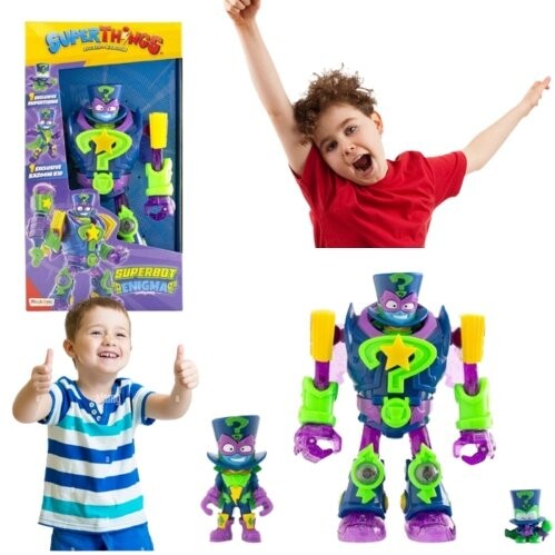 

Super Zings Things 10 Серия Супербот Энигма 20258 + Электронная Карта Inna marka