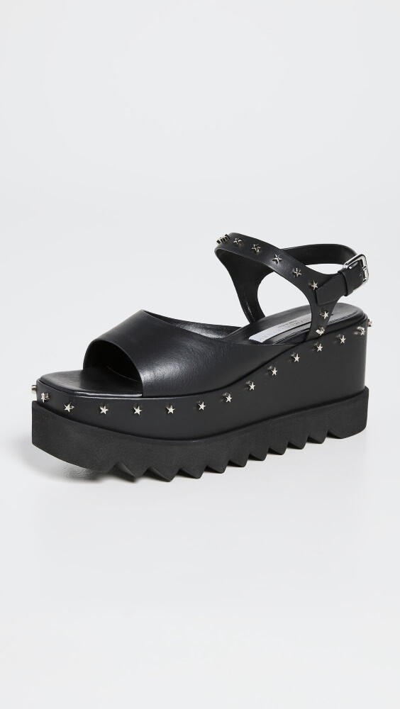 

Сандалии Stella McCartney Elyse Mat Alter, черный