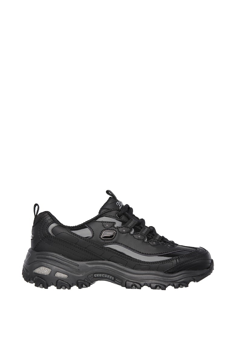 

Кожаные спортивные туфли с логотипом D'Lites Fresh Start Skechers, черный