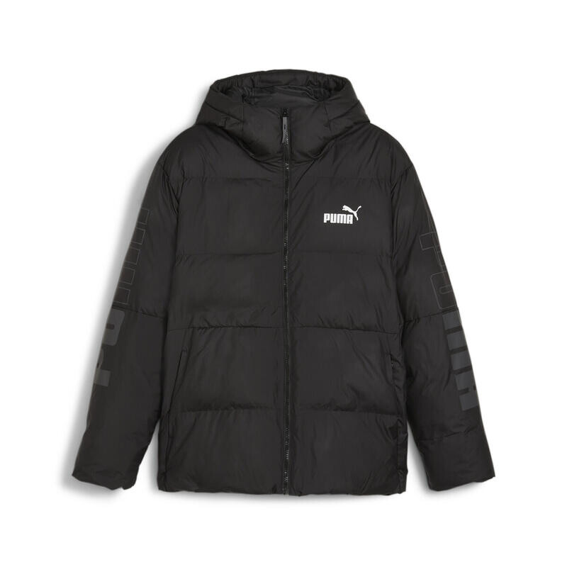 

PUMA POWER Мужская куртка с капюшоном PUMA Black
