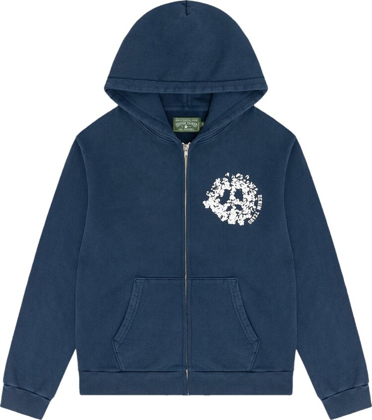 

Худи Denim Tears University Zip 'Navy', синий