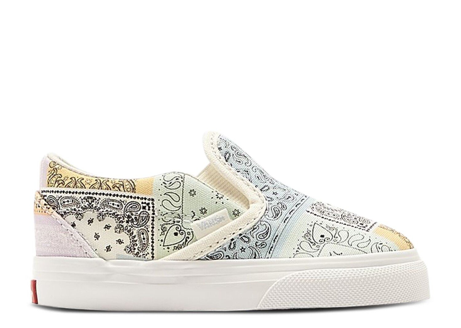 Кроссовки Vans Kith X Vault Og Classic Slip-On Toddler 'Bandana Multi', разноцветный кроссовки vans kith x vault og classic slip on lx bandana scarab зеленый