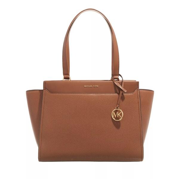 

Сумка-тоут graham large top-zip tote Michael Michael Kors, коричневый