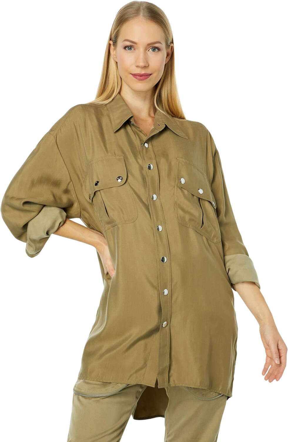 

Карманная рубашка в стиле милитари Faith Connexion, цвет Light Khaki
