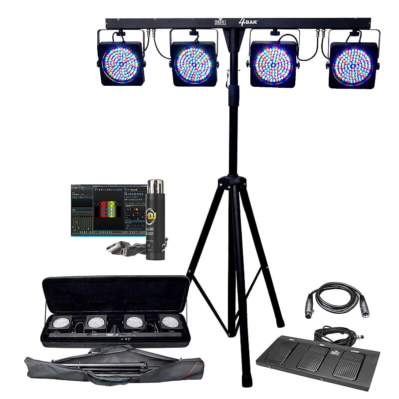 

Система освещения Chauvet Chauvet DJ 4BAR ILS Wash Lighting System & ADJ MyDMX Buddy