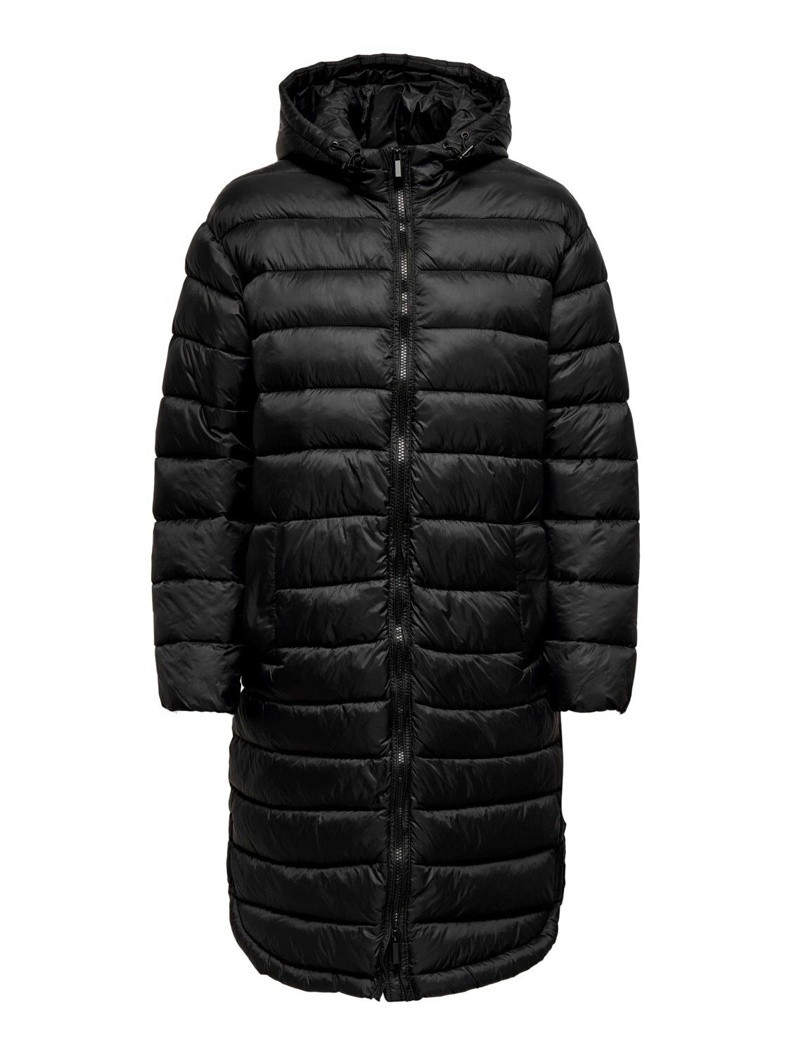 

Парка ONLY Longline Steppjacke Wattierter Übergangsmantel ONLMELODY, черный