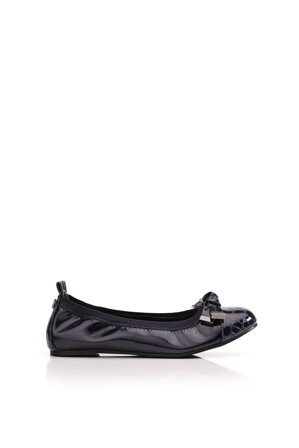 

Патентованные балетки Fellicity Mocc Croc Moda In Pelle, синий