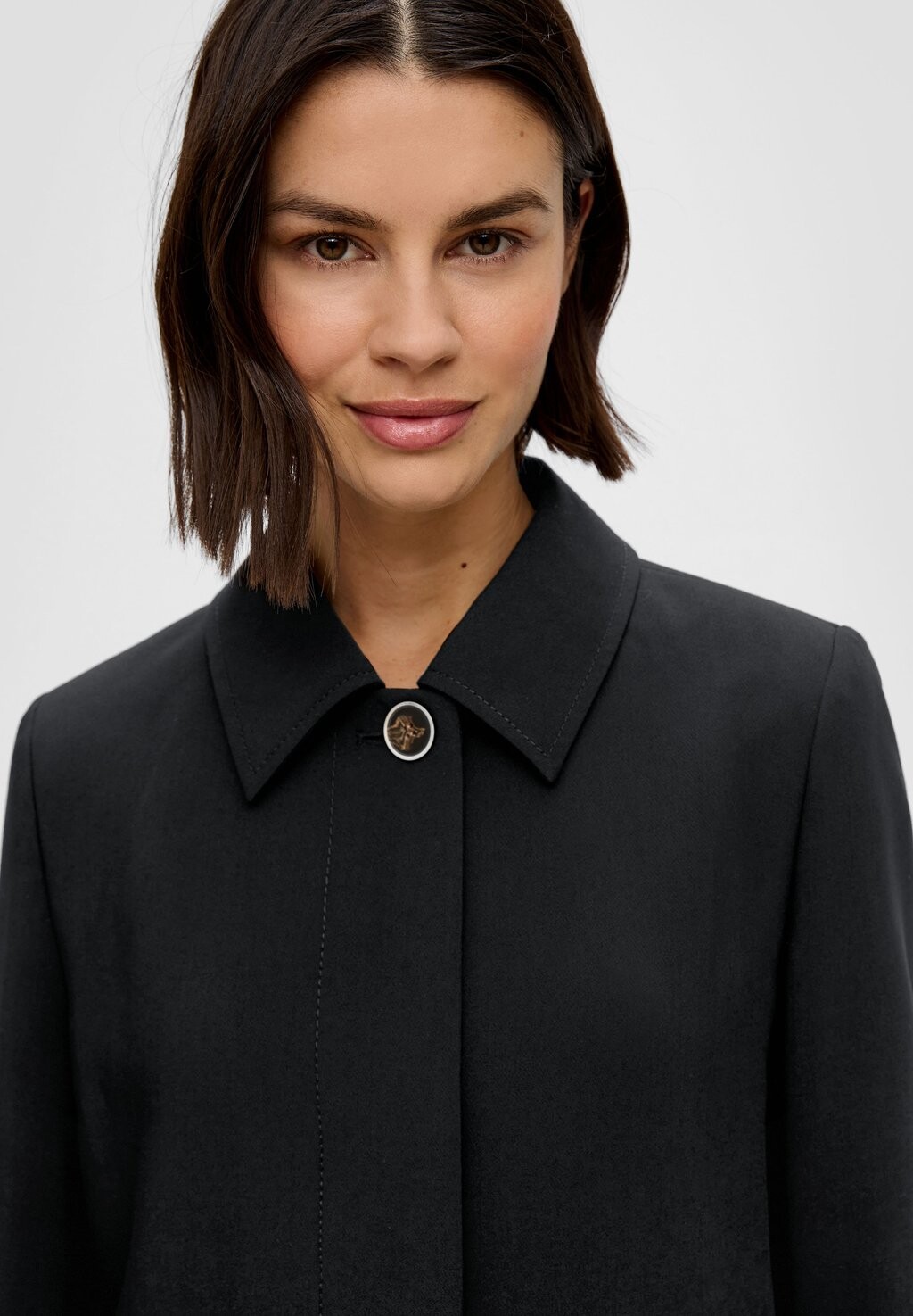 

Короткое пальто s.Oliver BLACK LABEL, черный