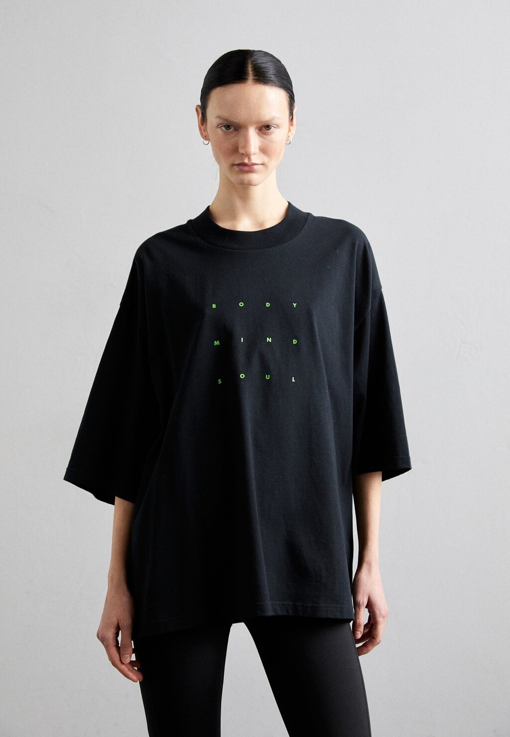 Футболка с принтом ORGANIC GRAPHIC BOXY TEE 7 DAYS Active, цвет black