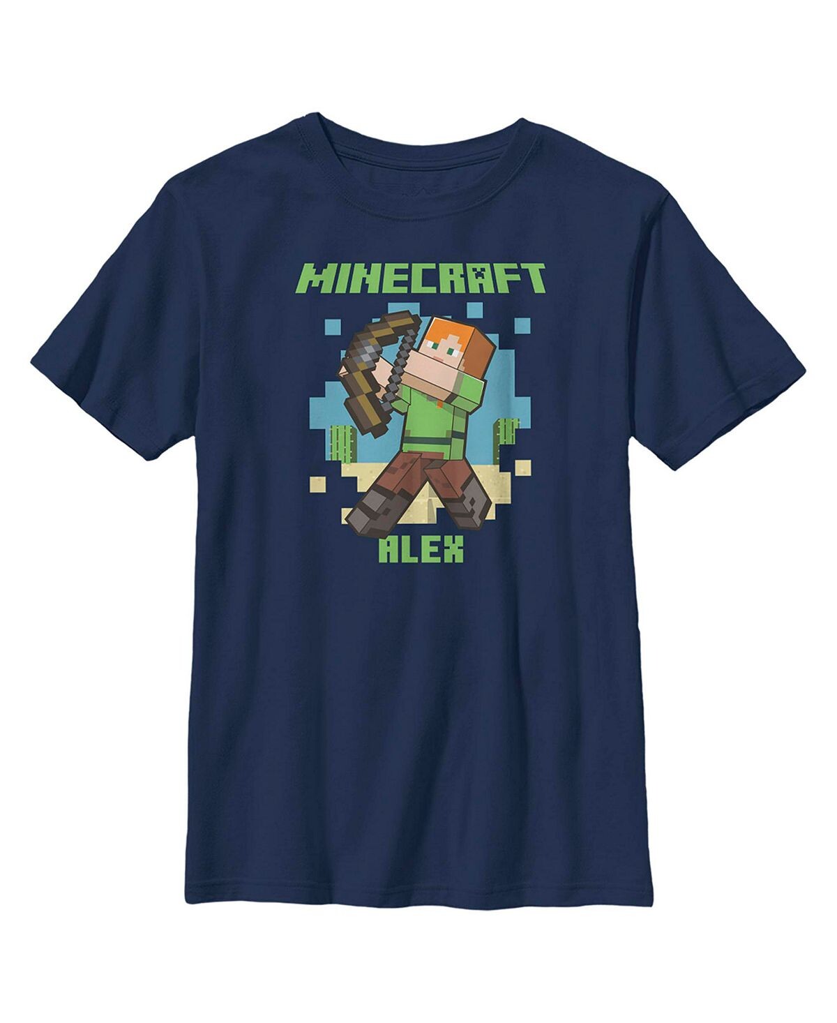 

Детская футболка Minecraft Alex для мальчика Microsoft