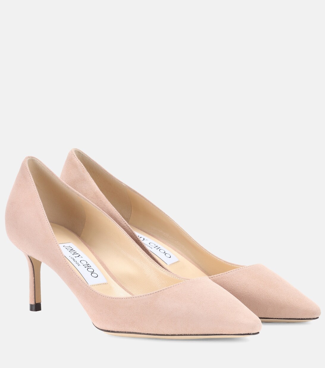 

Замшевые туфли Romy 60 Jimmy Choo, розовый