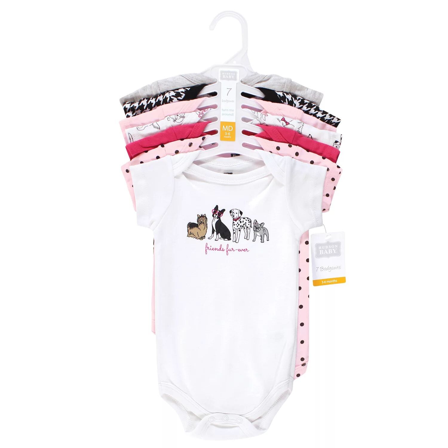 

Хлопковые боди для маленьких девочек Hudson, для девочек и собак Hudson Baby