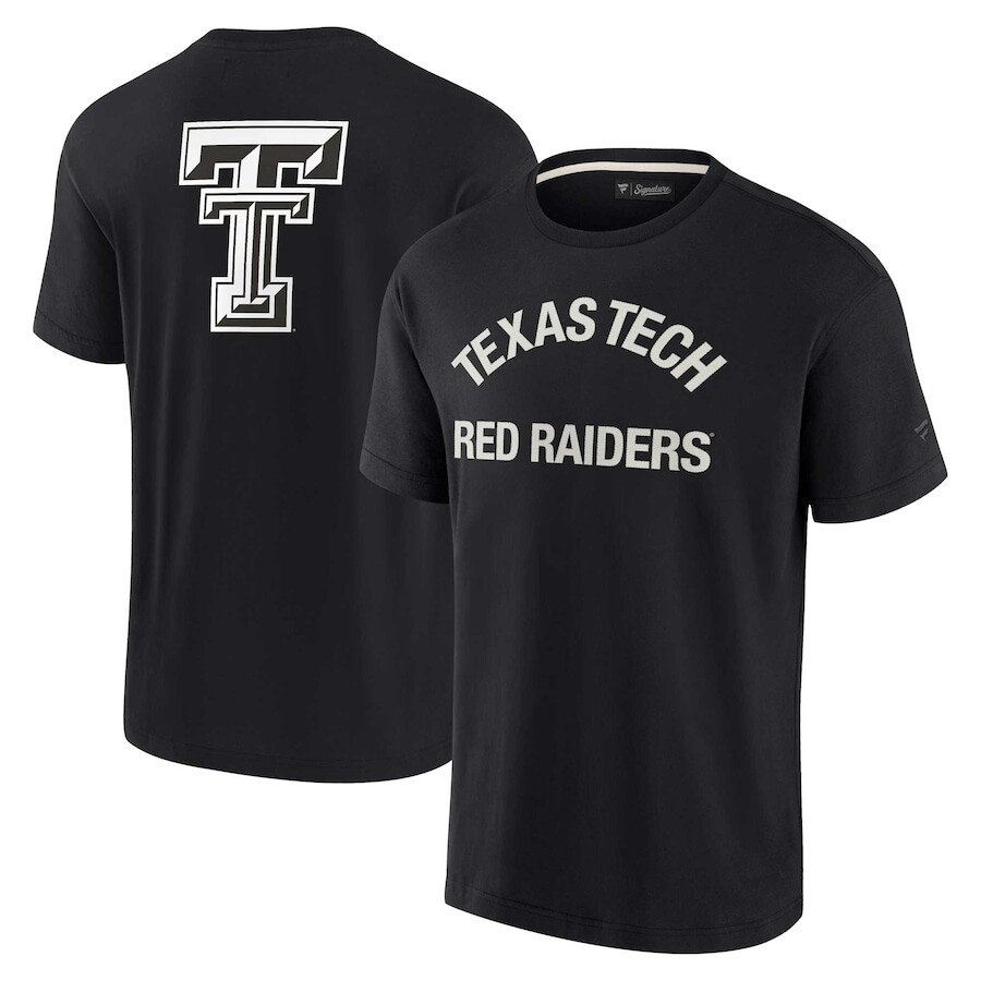 

Футболка с коротким рукавом Fanatics Signature Texas Tech Red Raiders, черный