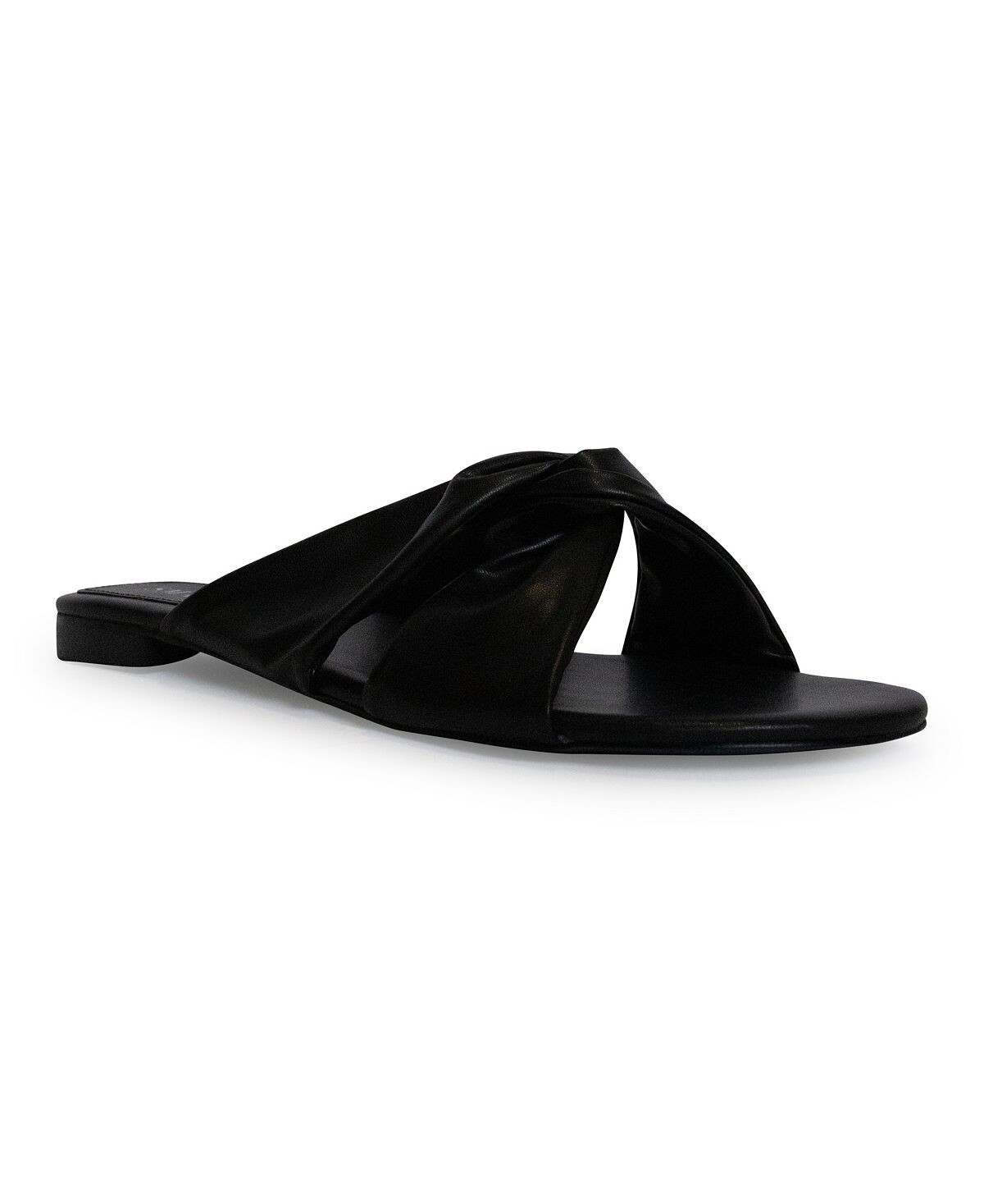 

Женские сандалии на плоской подошве Nina — увеличенные размеры 10–14 SMASH Shoes, черный