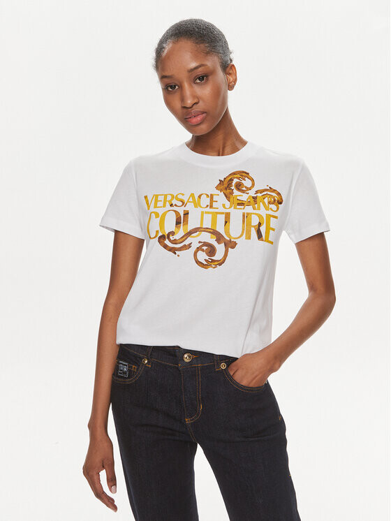 

Футболка узкого кроя Versace Jeans Couture, белый