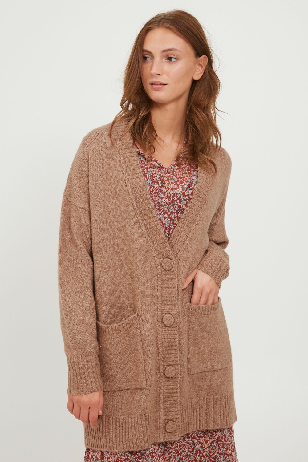 

Кардиган b.young Strickjacke, коричневый