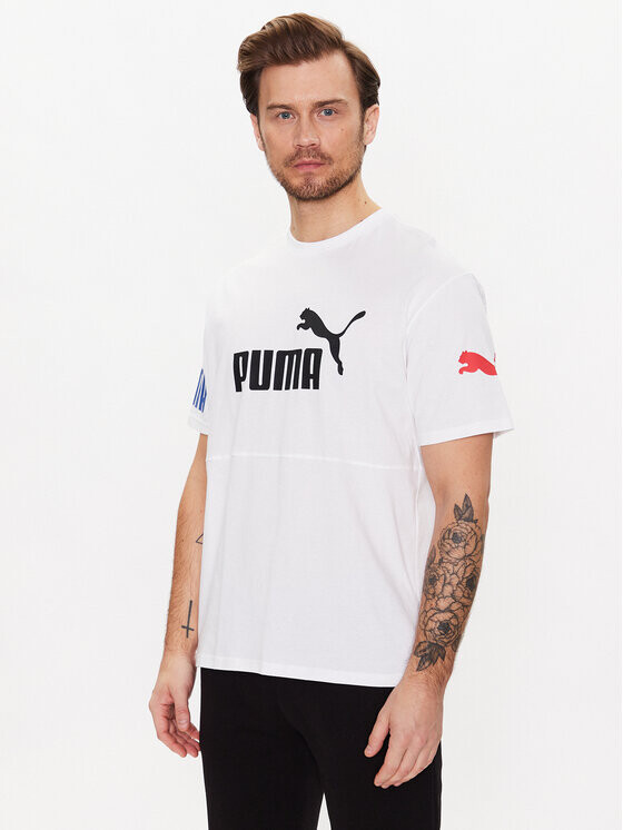 

Футболка свободного кроя Puma, белый