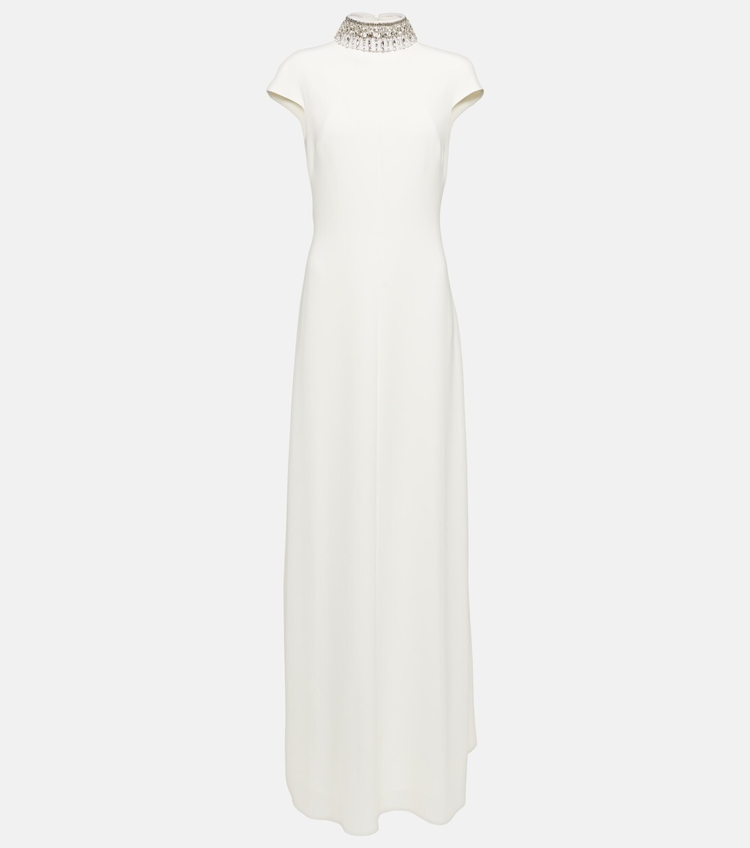 

Украшенное свадебное платье из кади MAX MARA, белый