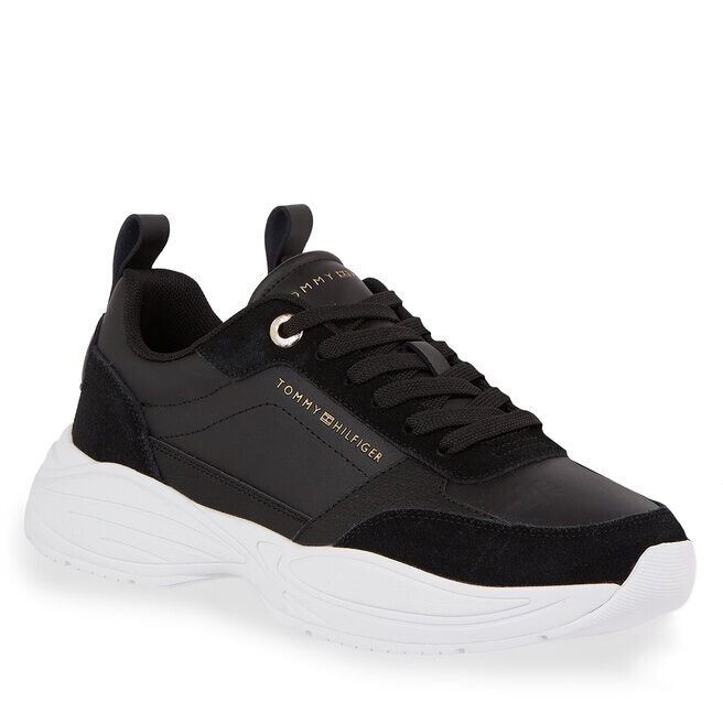 

Кроссовки Tommy Hilfiger EssentialLthr Runner, черный