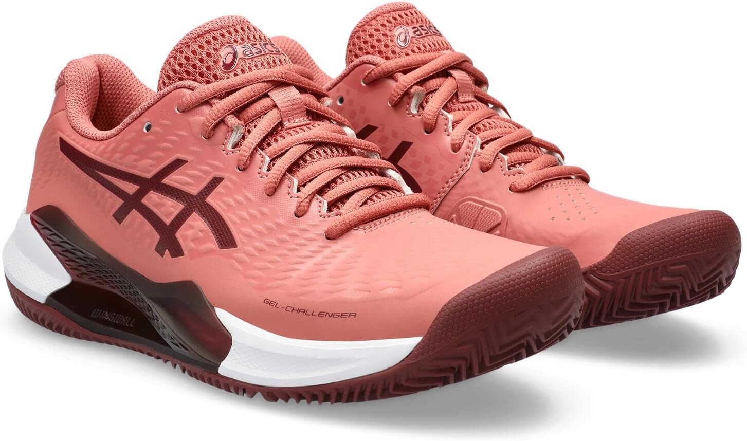 

Кроссовки GEL-Challenger 14 Clay ASICS, цвет Light Garnet/Antique Red