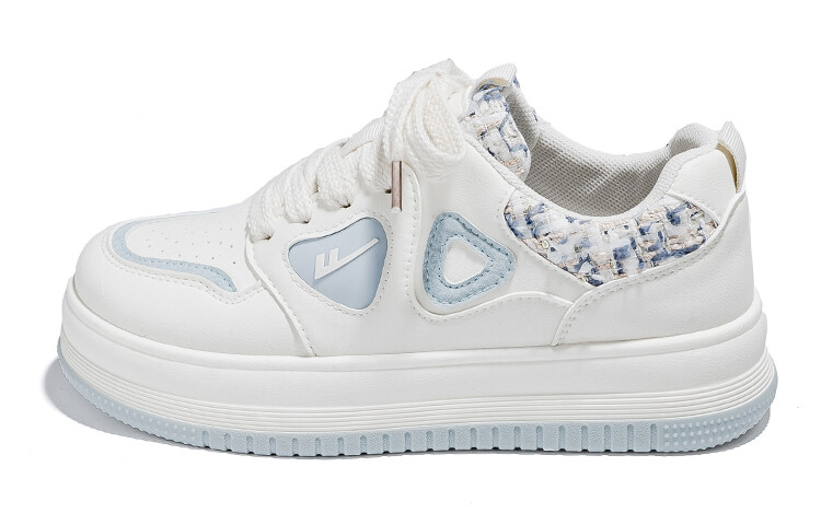 

Кроссовки WARRIOR Skateboarding Shoes Women's Low-top Blue, бежевый/синий