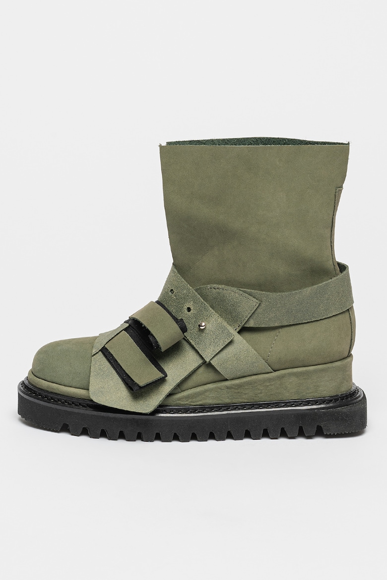 

Кожаные ботинки Mihaela Glavan, зеленый