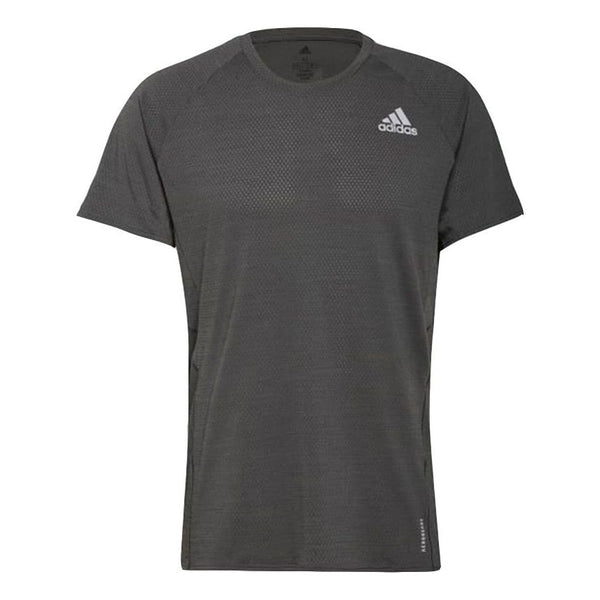 Футболка adidas Leisure Sports Running Short Sleeve Men's Dark Grey, серый