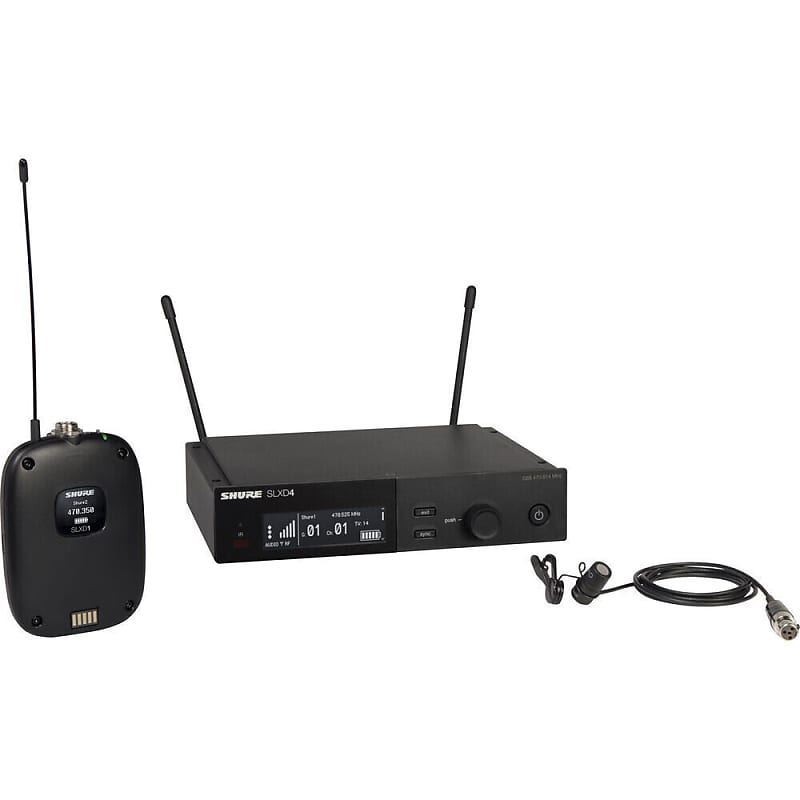 Беспроводная система Shure SLXD14/85 G58 Wireless System w/ SLXD1 Bodypack Transmitter and WL185 Microphone