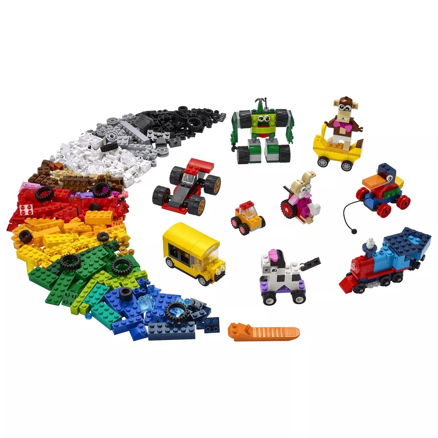 

Детский конструктор LEGO Classic Bricks and Wheels 11014 (653 детали) LEGO