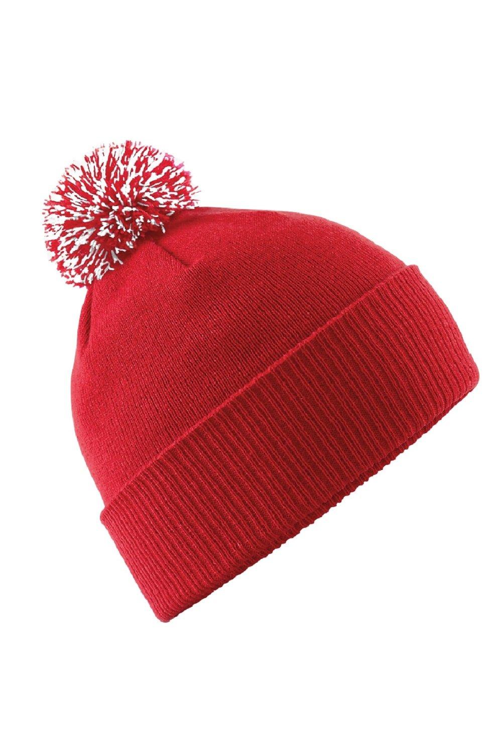 Шапка «Снежная звезда» Beechfield, красный траулерная шапка beechfield красный