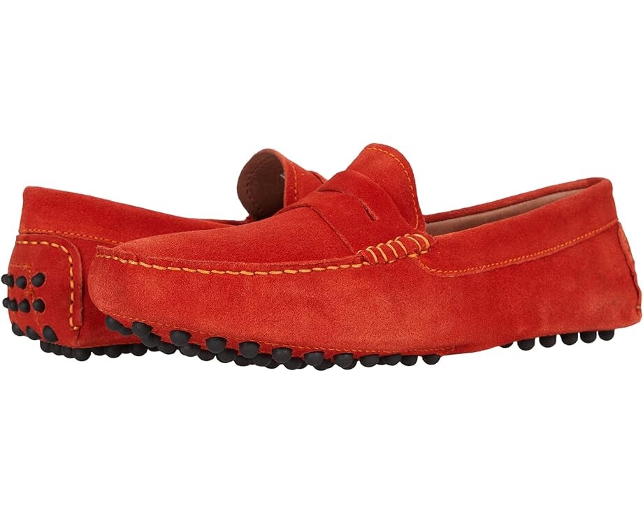 

Лоферы Massimo Matteo Suede Penny Driver, цвет Laranga Orange